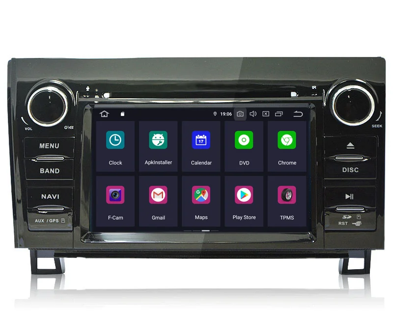 Flash Deal COIKA 7" Android 9.0 Quad Core Car DVD Radio For Toyota Sequoia Tundra 2007-2013 Touch Stereo GPS Navi 2+16G RAM WIFI 4G BT RDS 2