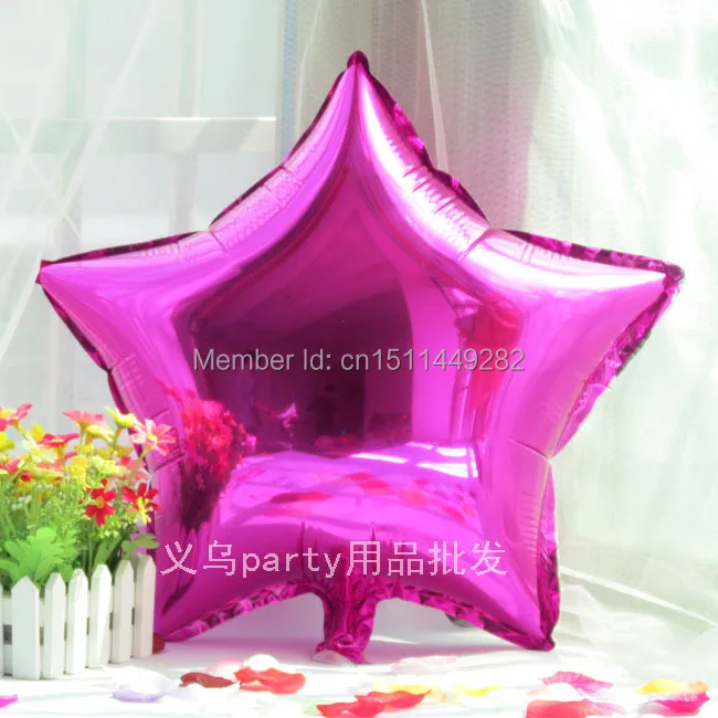 50 шт./лот Star Алюминий шары надувные из фольги украшения на день рождения mariage шар праздник поставки balao
