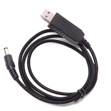 

NEW Portable Baofeng UV-5R USB Charging Cable for Walkie Talkie Voltage Boost 5V To 9V for UV5R UV82 Portable CB radio Charging