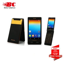 Original Lenovo Android Bascule Vieux Téléphone A588T MTK6582 Quad Core Smart téléphone 4 GB ROM Double Sim 4.0 Pouce 5MP Caméra langue Russe