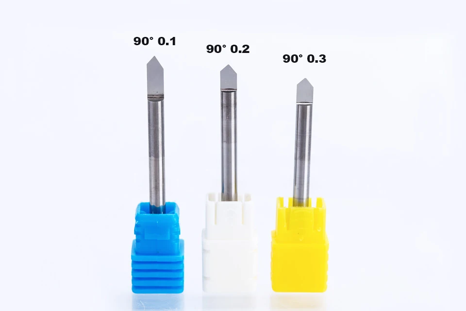 Мм 1 шт. 4 мм Гравировка Биты точность шлифования V форма карбида PCB измельчители ЧПУ Инструмент машины интимные аксессуары