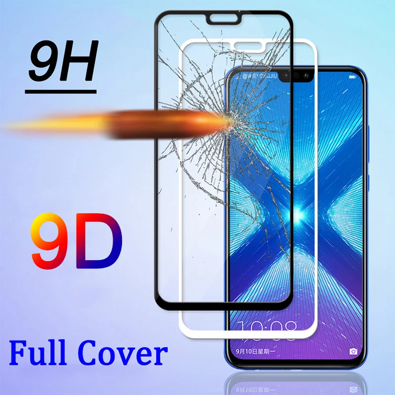 9D Покрытие Закаленное стекло для huawei P9 Lite Mini P20 P30 Pro Защита экрана Y5 Y6 Prime 2018 |