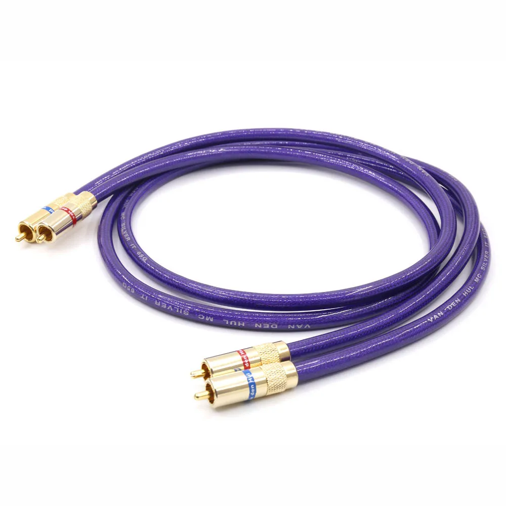 Пара hi fi стерео пар RCA кабель высокопроизводительный Hi Fi аудио 2rca к