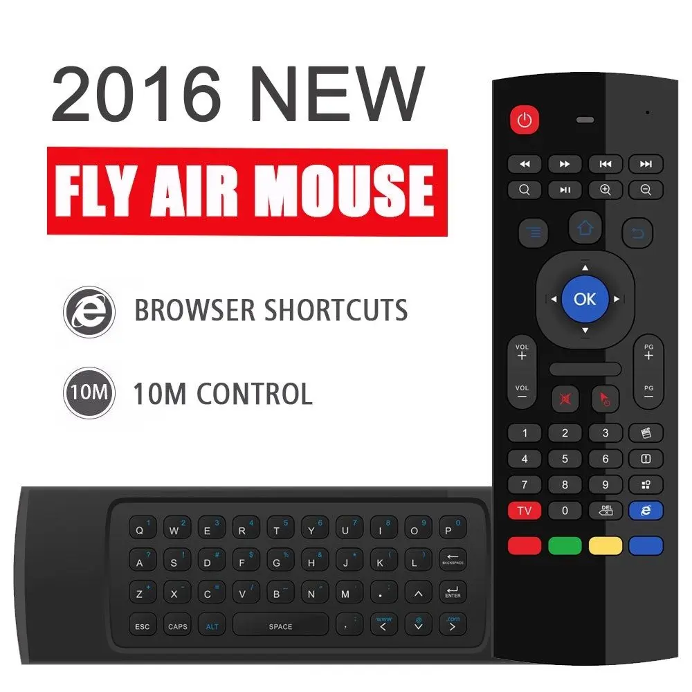 10 Factory Direct price MX3 2 4GHz 6 in 1 function Wireless Full keyboard Fly Air