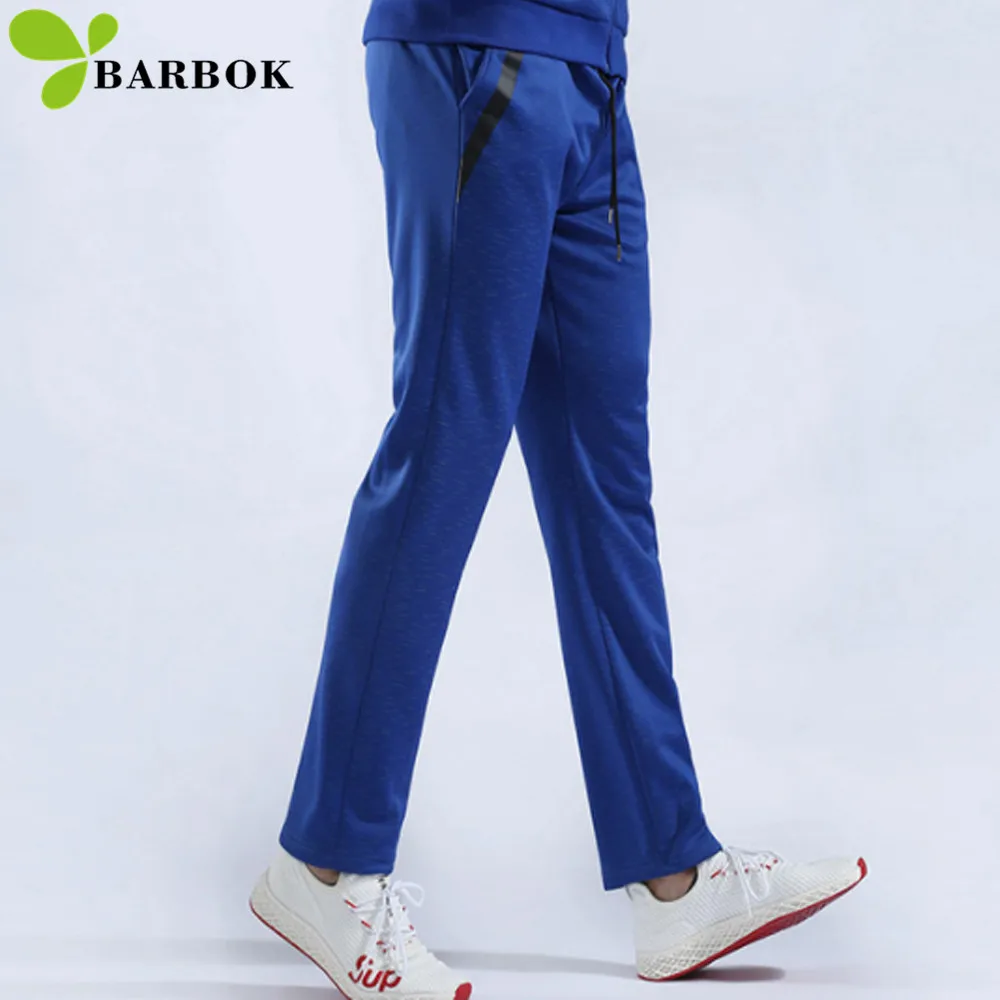 

BARBOK Running Pants Men Tight Sportswear Thermal Leggings Yoga Fitness Clothing Gym Wear Jogger Straight Sports Sweatpants