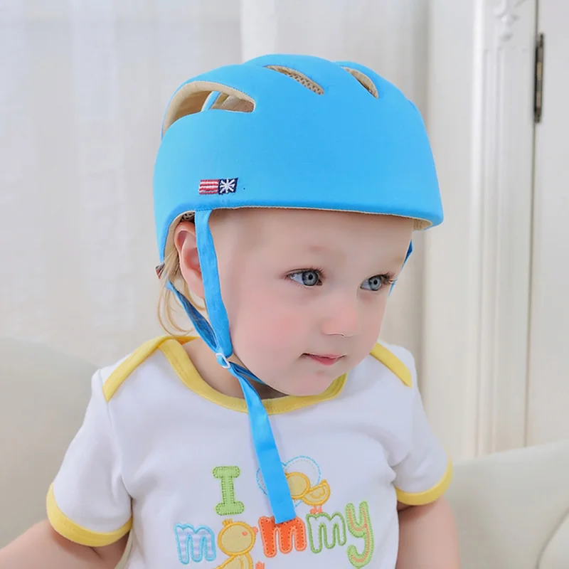 Helmet Kids Baby Safety Protective Helmet Cotton Children Hat Kids Bicycle Helmet Toddler Adjustable Safety Helmet For Walking (3)