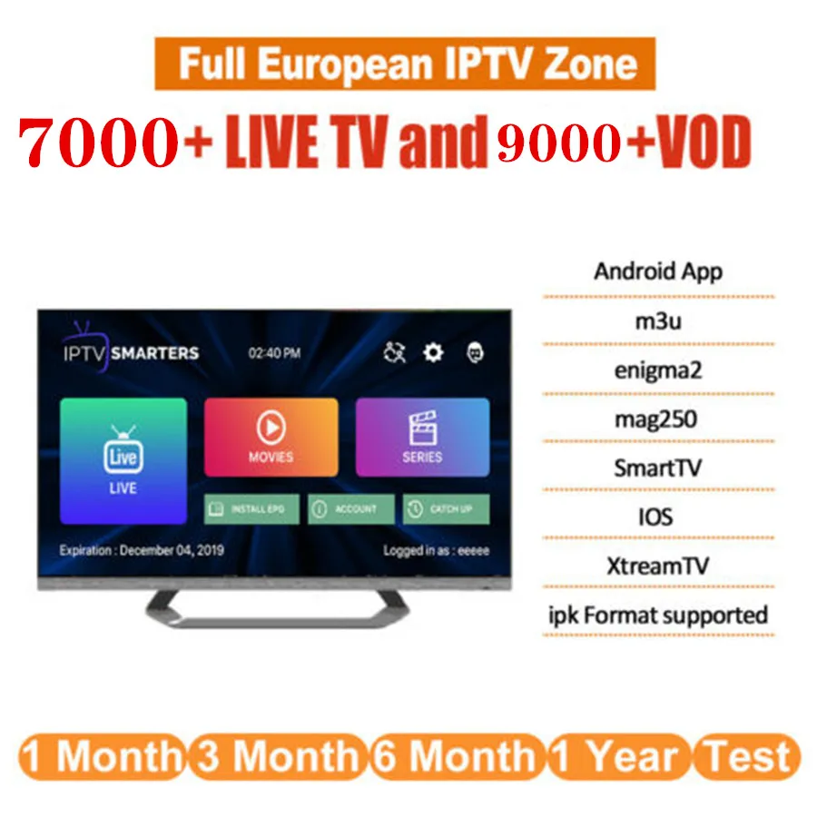 

Android Smart TV Box with 7000+ Channel Europe Arabic French Belgium IPTV subscription LEADTV for M3U APK France Belgian Arabic