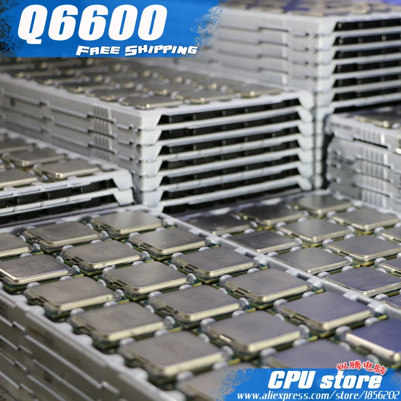 Intel Core 2 Quad Q6600 cpu Процессор(2,4 ГГц/8 м/1066 ГГц) Socket 775 настольный процессор(Рабочая), Q6700