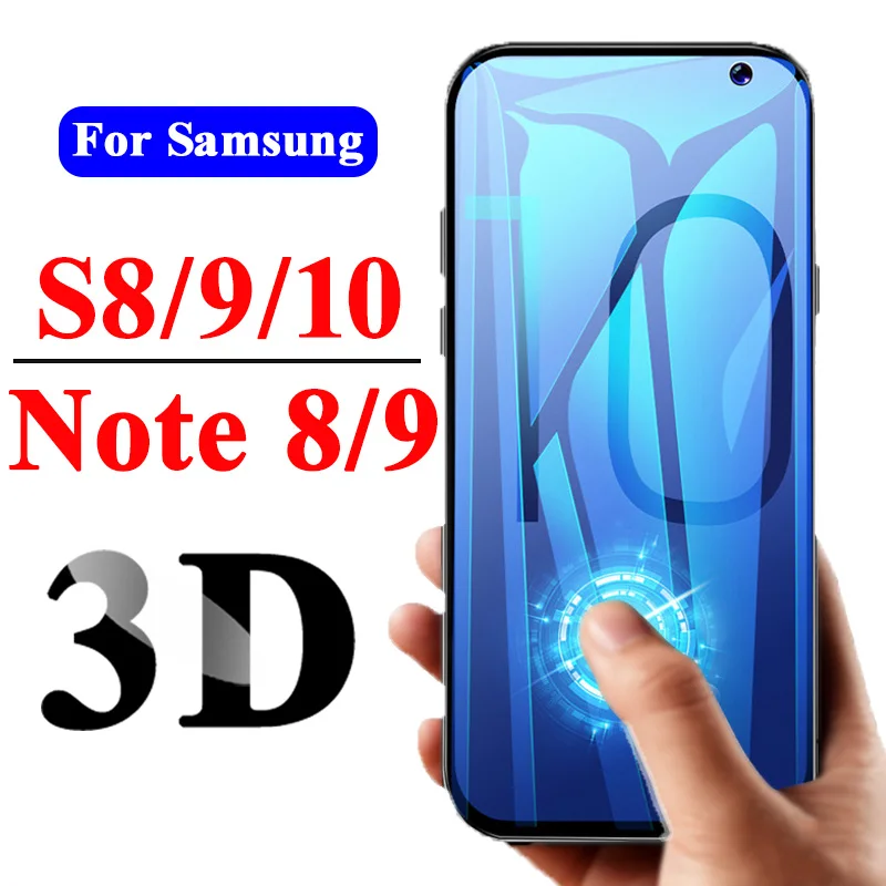 

3D Protective Glass For Samsung Note 9 Screen Protector Safety On Galaxy S8 S9 S10 Plus Lite S10e S 8 10 Tempered Note9 Gelaksi