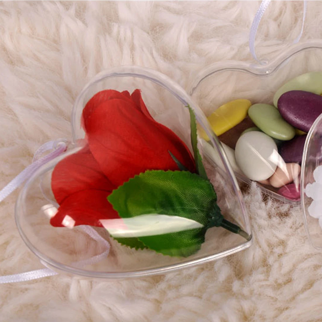 Cajas de dulces transparentes calientes diseño romántico decoraciones de Navidad bola transparente puede abrir plástico Navidad transparente Adorno Cajas de dulces transparentes calientes diseño romántico decoraciones de Navidad bola transparente puede abrir plástico Navidad transparente Adorno