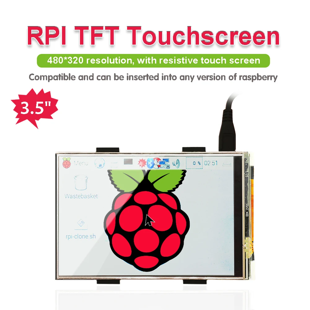 Сенсорный экран keyestudio RPI TFT3.5 для Raspberry Pi сертификация CE|shield raspberry pi|shield raspberryraspberry pi