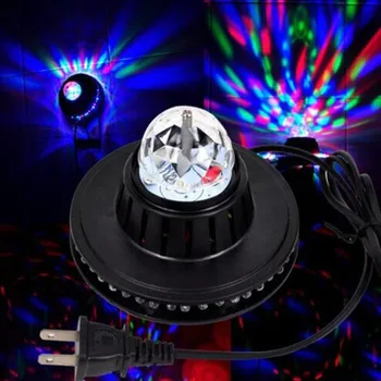 

Hot sale Mini RGB LED Crystal Magic Ball Stage Effect Lighting Lamp Bulb Party Disco Club DJ Light Show Lumiere Buhnenlichter