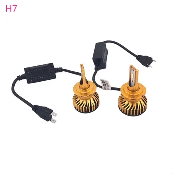 

2PCS Car Headlights Led Light Bulbs 9005/HB3 9006/HB4 H1 H3 H4 H7 H11 Headlamp 6000K for Cadillac CTS 2002 2003 2004 2005 2006