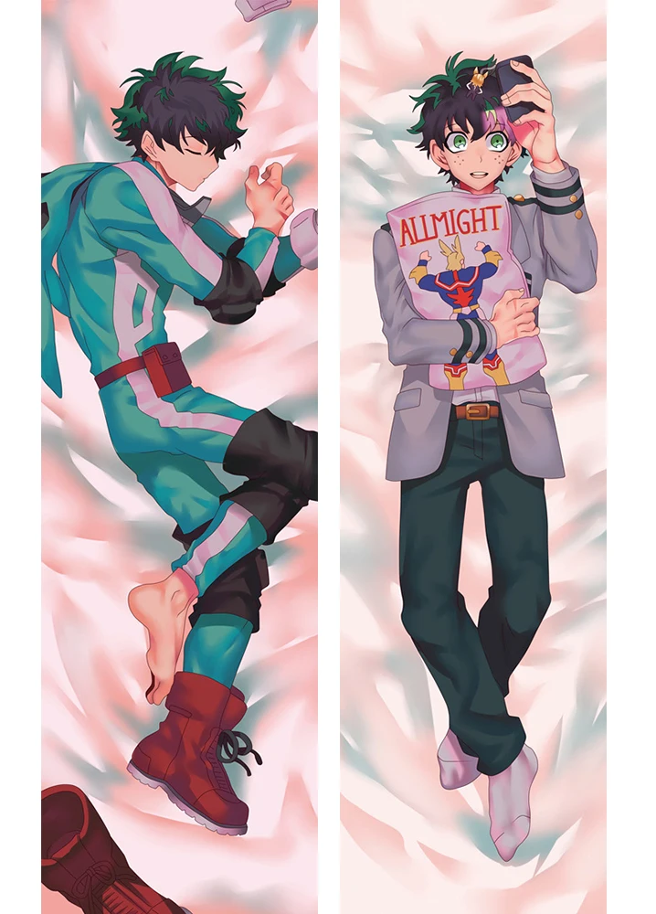 Аниме Boku no Hero Academy персонажи uraraka& midoriya izku otaku Dakimakura наволочка для подушки