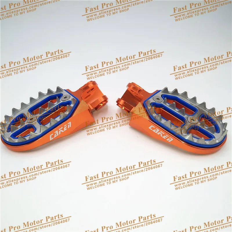 ЧПУ Заготовка MX подножки подставки педали для KTM EXC SX SXF XCF SMR 125 250 300 450 85 525 Мотокросс