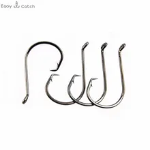 100pcs 7384 High Carbon Steel Fishing Hooks Sea Fishing Offset Sport Circle Bait Fishhooks Carp Fishing Accessories