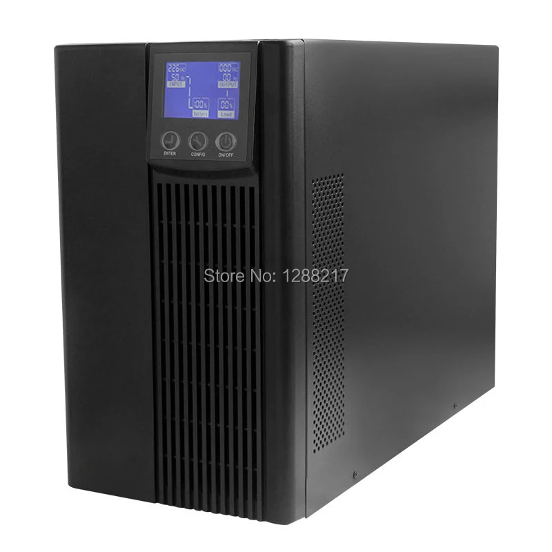 2000VA 1600 Вт UPS онлайн внешний 72VDC Аккумулятор для 220AC 50 гц жк-дисплей Чистая синусоида источник бесперебойного питания для компьютера