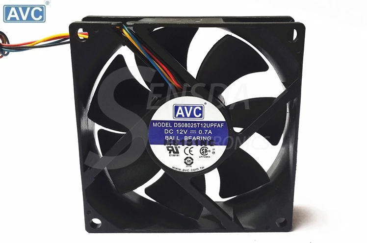 Оптовая продажа Для AVC DS08025T12UPFAF 8025 80 мм 8 см DC 12 В 0.7A ШИМ контроль скорости