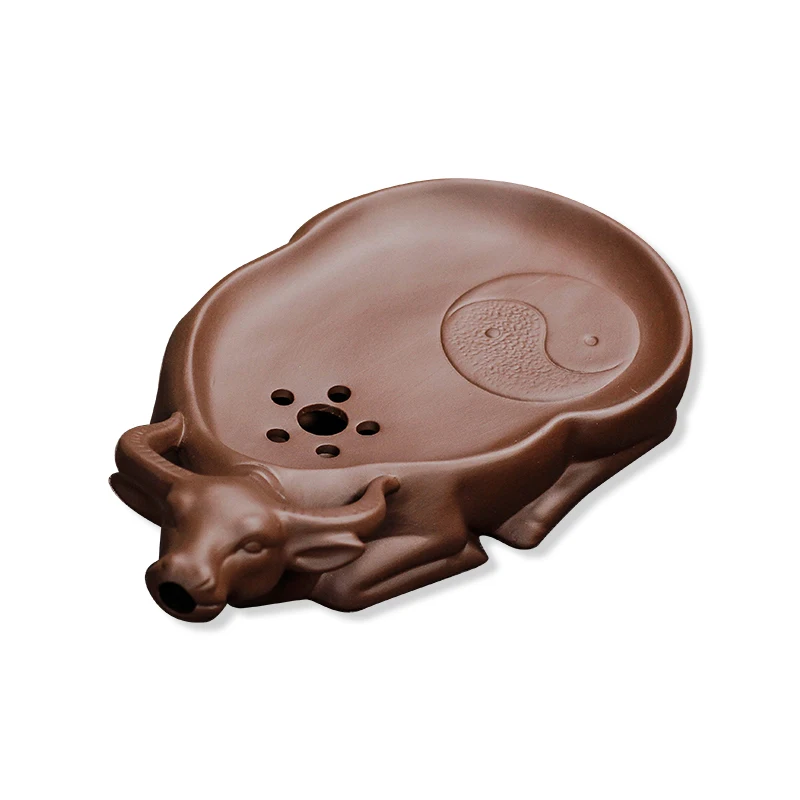JIA-GUI LUO Chinese Tea Set Purple Clay Cattle Style Tea Tray Room Decoration Kitchen Accessories Thanksgiving F009 JIA-GUI LUO Chinese Tea Set Purple Clay Cattle Style Tea Tray Room Decoration Kitchen Accessories Thanksgiving F009