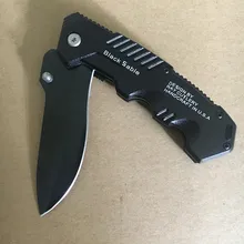 Черный холодный 217 складной карманный нож с алюминиевой стальной ручкой тактический нож для выживания походные спасательные ножи охотничьи инструменты EDC