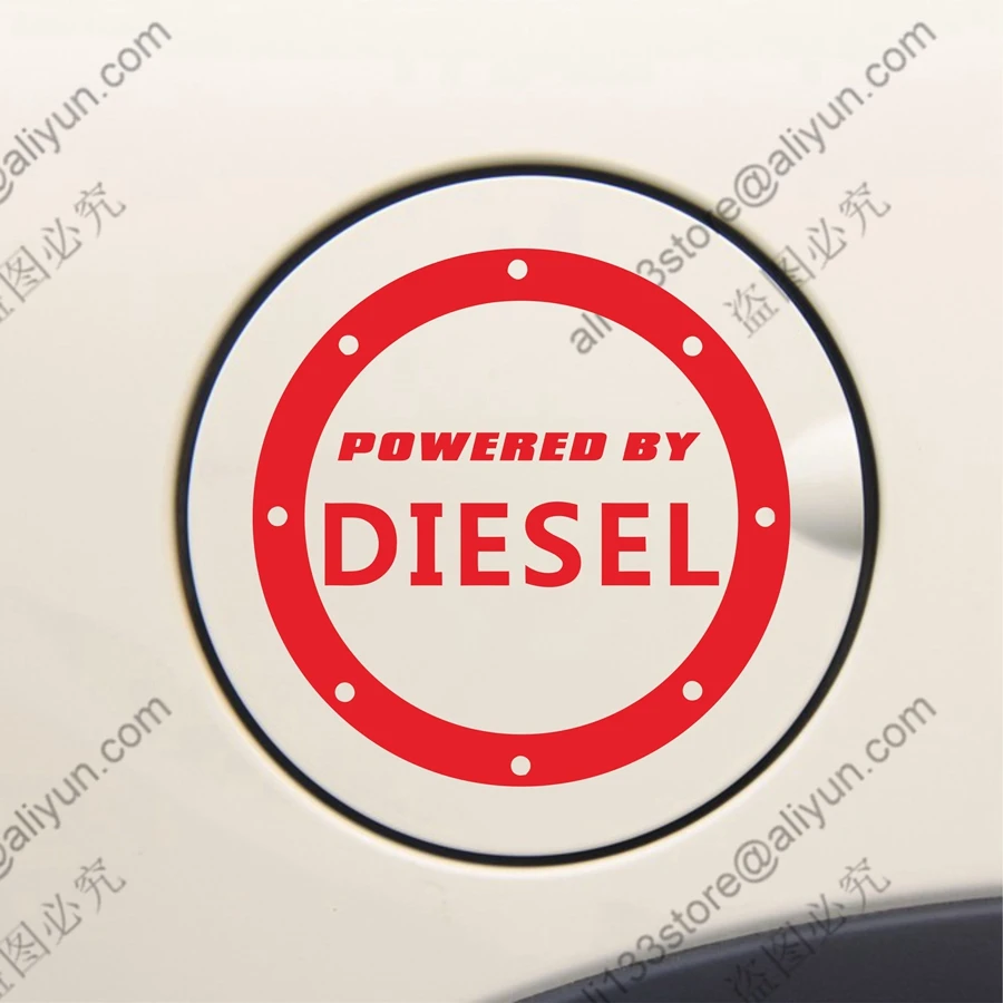 Powered By Diesel Funny JDM Car Truck Vinyl Decal Sticker die cut no
