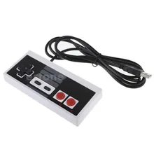Игровой контроллер разъём USB-Play пластиковый черный+ серый для NES PC Windows New