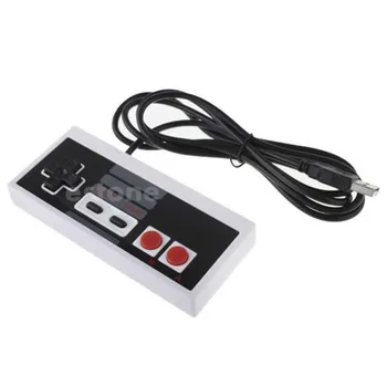 

USB Gaming Controller Plug-Play Plastic Black+Gray for NES PC Windows New