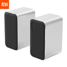 Xiaomi Bluetooth динамик компьютерный микрофон беспроводной портативный стерео динамик Aux светодиодный индикатор 12 Вт 2,4 ГГц для ПК планшетных телефонов