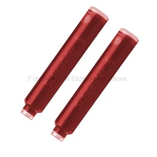 2 упаковки Шнайдер 6603 красные чернила ротационного типа картриджи для перьевых ручек ручка заправка