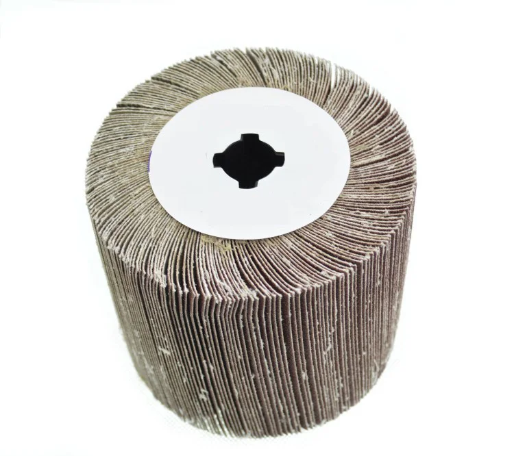2 units/lot Cross Core Burnishing Polishing Flap Wheel Flap Disc for drawing polishing Burnishing Machine/Polisher/Sander