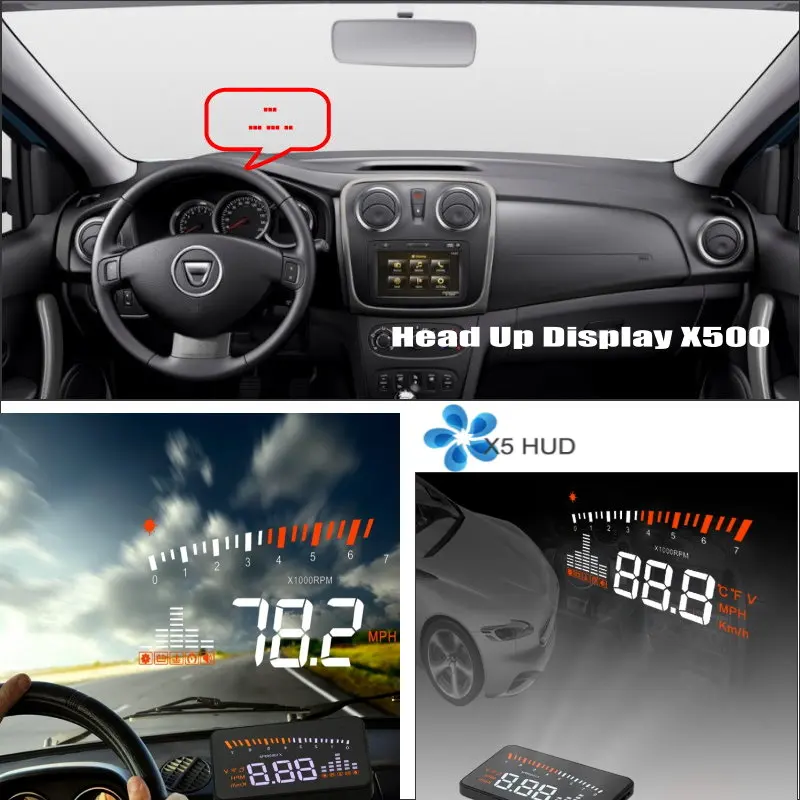 Для Renault Duster/для Dacia Duster 2009 ~ 2015 Автомобиль HUD Дисплей безопасное вождение Экран