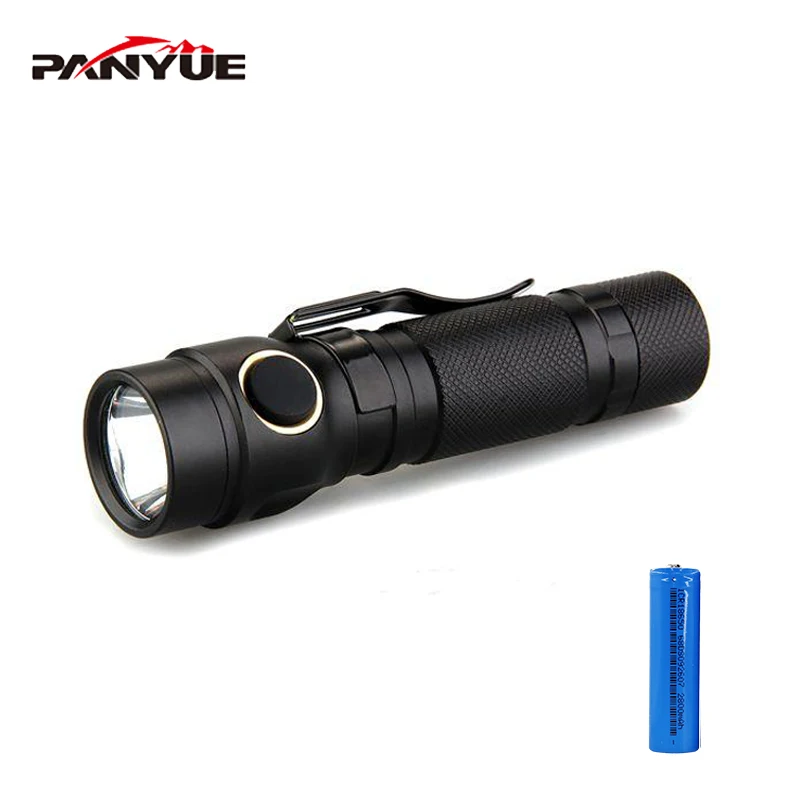 

PANYUE Led Flashlight XML T6 Linterna Torch 1000 Lumens Outdoor Camping Powerful Led Flashlight Waterproof with 18650 battery