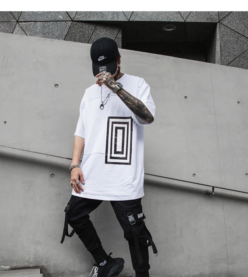  Korean Oversized Shirt Men Thin Summer Hawaiian Hip Hop Printed Shirts Mens   (6)