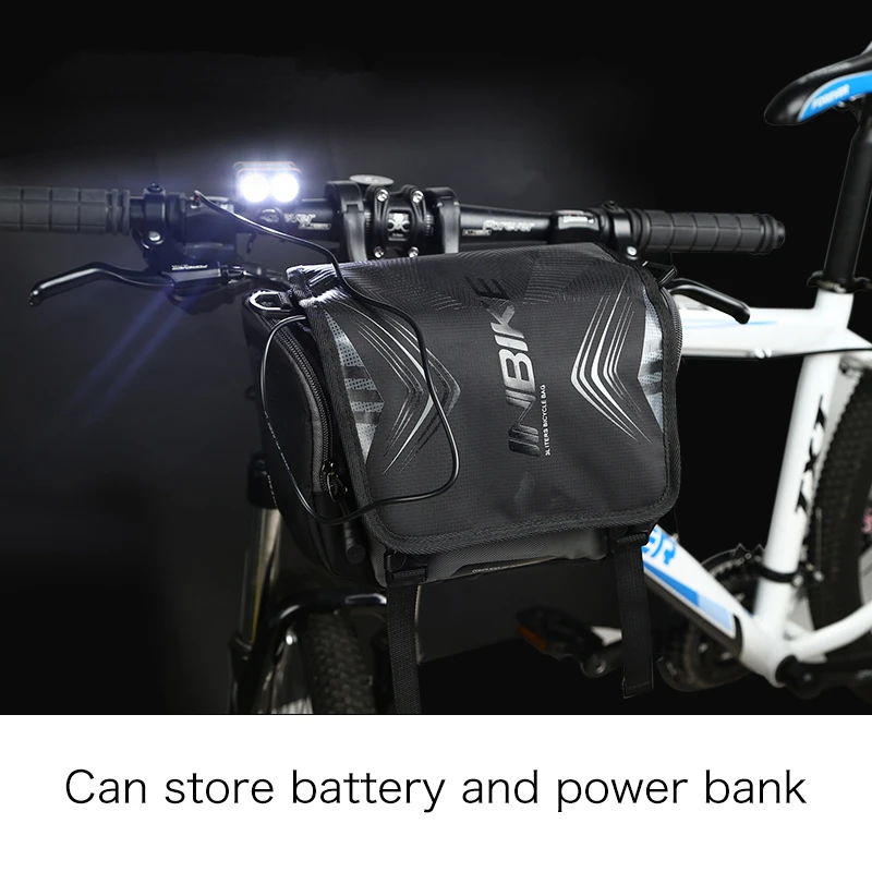 Excellent Waterproof Bike Bag Large Capacity Handlebar Front Tube Bag Bicycle Pocket Shoulder Backpack Cycling Bike Accessories 3