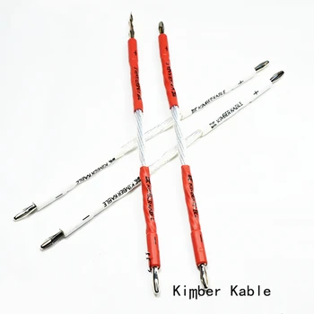 

Hi-End audio 8AG Kimber Sterling Silver speaker cable jumper cable audio jumper cable Hifi audio speaker jumper cable 20cm 4pcs