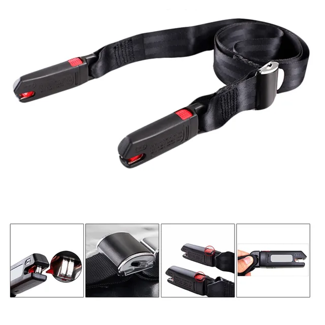 ISOFIX Child Baby Car Safe Seat Strap Baby Soft Link Belt Kids Adjustable Anchor Holder 150cm