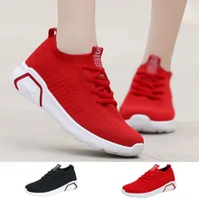 Женская прогулочная обувь на шнуровке, кроссовки для бега, дышащая сетка, женская спортивная обувь для фитнеса, спортзала, Высококачественная женская обувь# g4