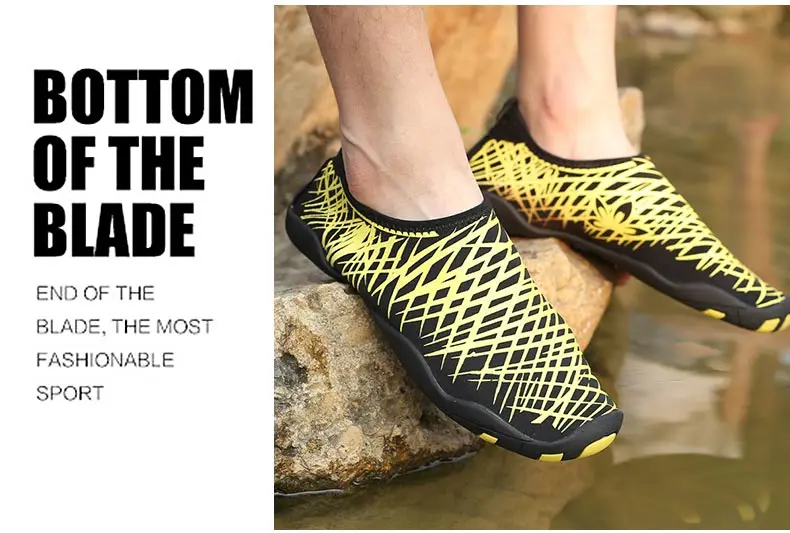 1 (13)Women Beach Wading Shoes Outdoor Swimming Water Shoes Adult Unisex Flat Soft Seaside Shoes Walking Lover Yoga Shoes