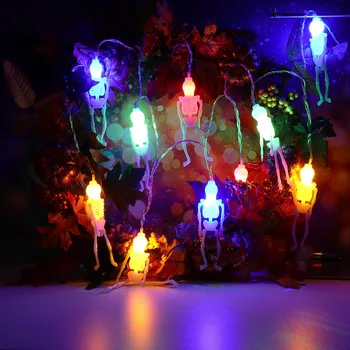 

2019 New Hot 2.5M 10LED Party Familye Ghost Festival Halloween LED Decorative Lights Festival Decoration Home Decoration^25