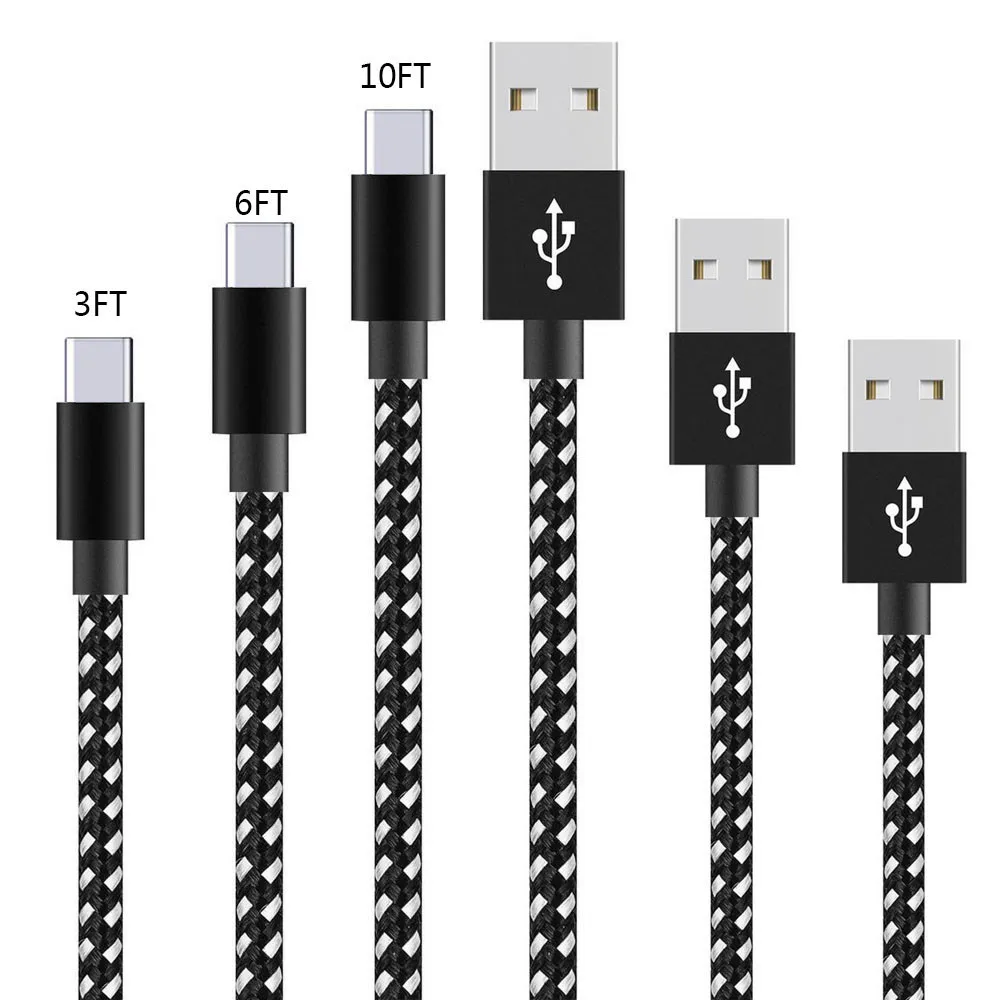 Micro usb cable fast charging 2.1A USB C 3.1 Type Data&Sync Faster Charger Cable For Samsung 1M/2M/3M usbc cable|Зарядные