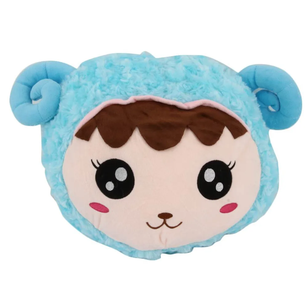 

Colorful Glowing Luminous Light Up Sheep Head Toys Stuffed Plush Toy Doll Cushion Pillow Birthday Gift New Hot!