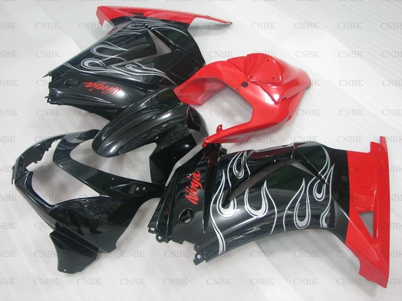 Для EX 250 2008 - 2014 комплекты тела EX250 2011 красная белая рамка кузов Ninja 250R Фотоэлементы