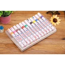 2pcs Mending Car Painting Remover Scratch Repair Paint Pens Clear For Car Styling 12 Colors
