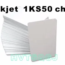 200 шт. 13,56 МГц RFID S50 Смарт-микросхема для струйной печати Пустая карточка из ПВХ для струйного принтера для печати