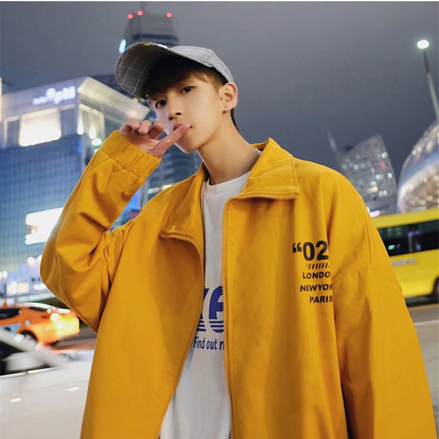Autumn Men Jacket Casual Bomber Coat Japanese Streetwear Windbreaker Baseball Jacket Hip Hop Korean Clothes Men Jackets 50na04 Autumn Men Jacket Casual Bomber Coat Japanese Streetwear Windbreaker Baseball Jacket Hip Hop Korean Clothes Men Jackets 50na04