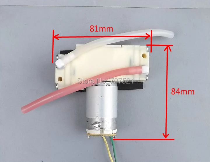 DIY DC 12 в-15 в двойной головкой микро Вакуумный насос всасывания мини электрические мембранные насосы с двумя силиконовыми трубками горячая Распродажа 12-15 в