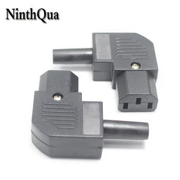 

2pcs IEC320 C13 Female Plug jack Right Angle Side Entry / UPS Audio Plug Socket / 10A / 16A AC Power Industrail Socket