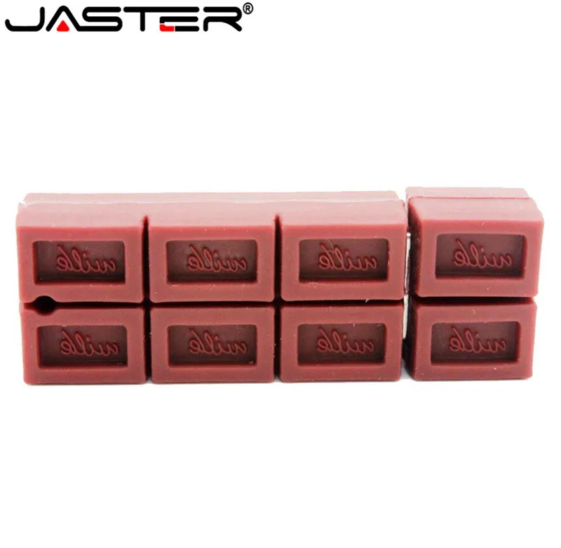 

JASTER New Cartoon USB Flash Disk Memory stick Pen Drive Chocolates usb flash drive 64GB 4GB 8GB 16GB 32GB real capacity