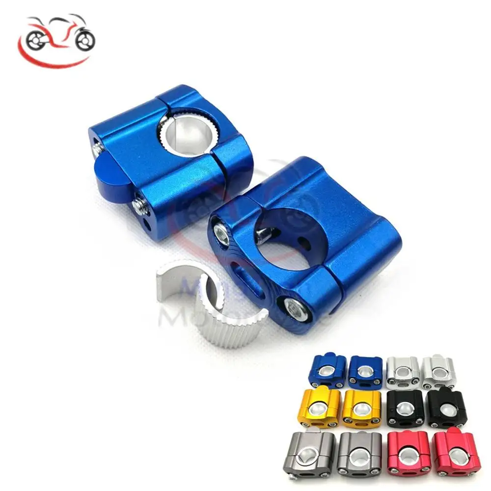 

22-28MM Aluminum Motorcycle Pit Dirt Bike Handle Bar Mount Fat Bar Adapter Handlebar Mounts Riser Clamp 22MM 7/8" To 1 1/8 28MM