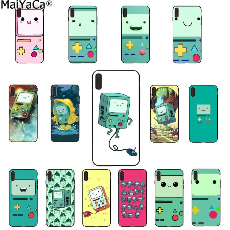 

MaiYaCa Cute cartoon adventure time bmo Pattern TPU Phone Cell Phone Case for iphone 11 pro 8 7 66S Plus X XS MAX 55S SE XR